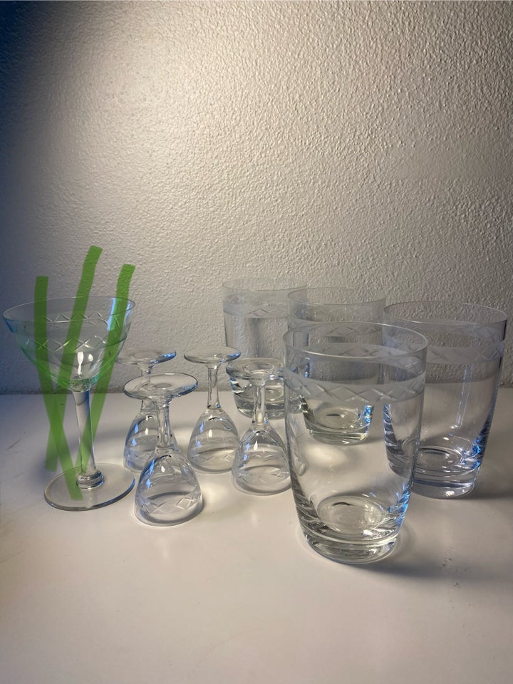 Glas Ejby Holmegaard 4 øl/vand