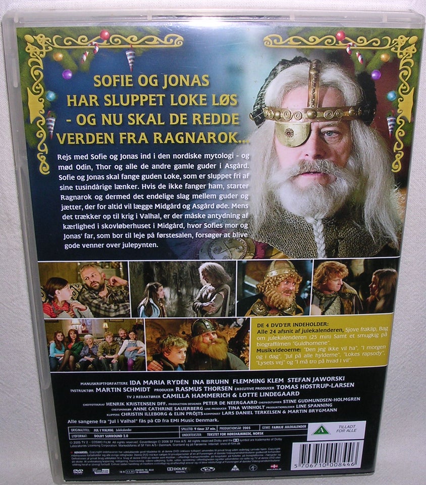 Jul I Valhal, instruktør TV2, DVD