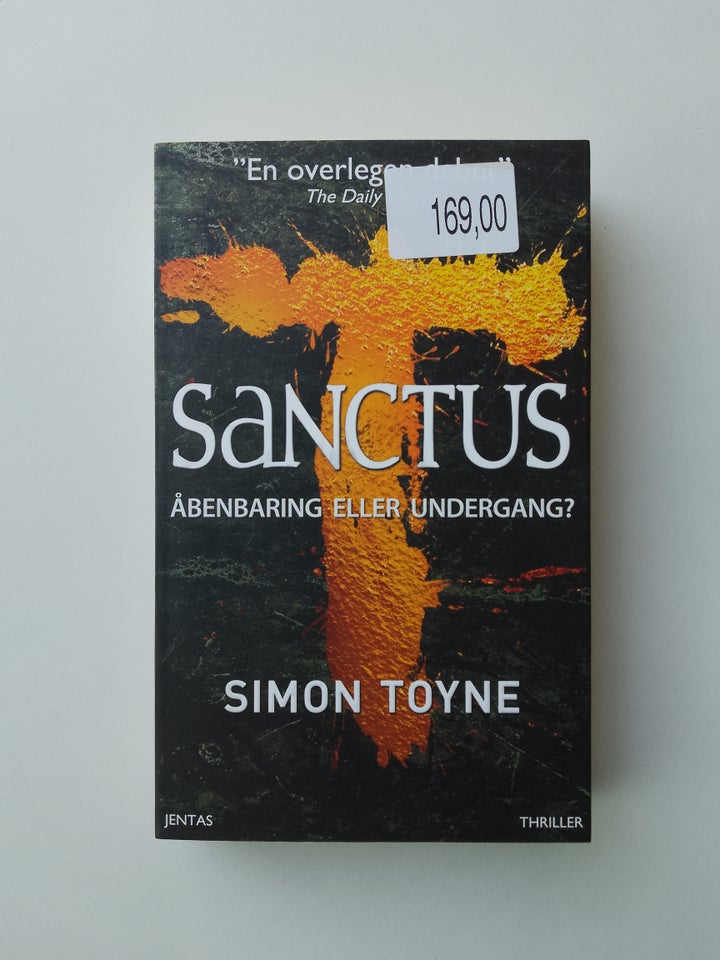 Sanctus, Simon Toyne, genre: krimi