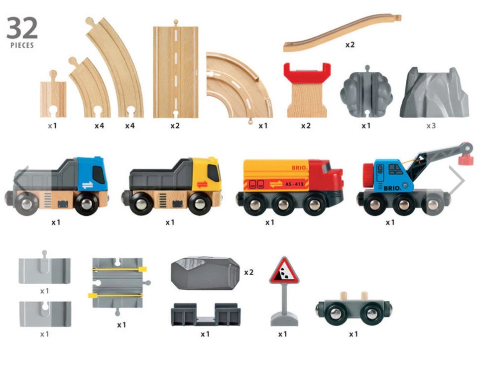 BRIO tog- og vejbanesæt 33210