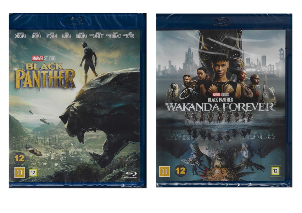 Black Panther 1 + 2., Blu-ray, andet