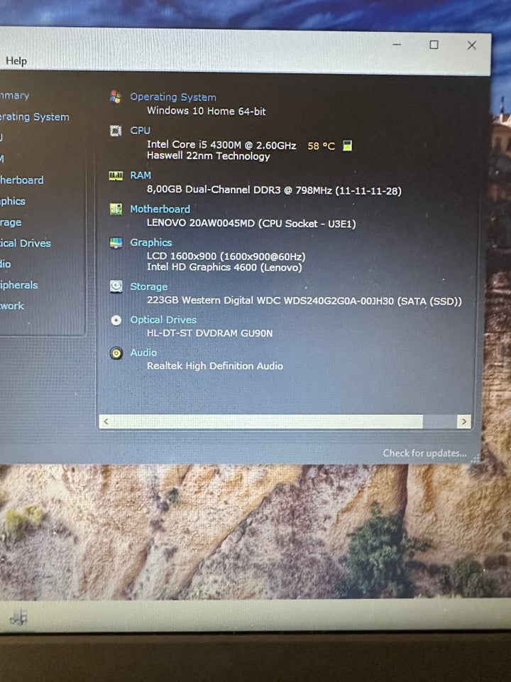 Lenovo T440p, I 5 4300 GHz, 8 GB ram