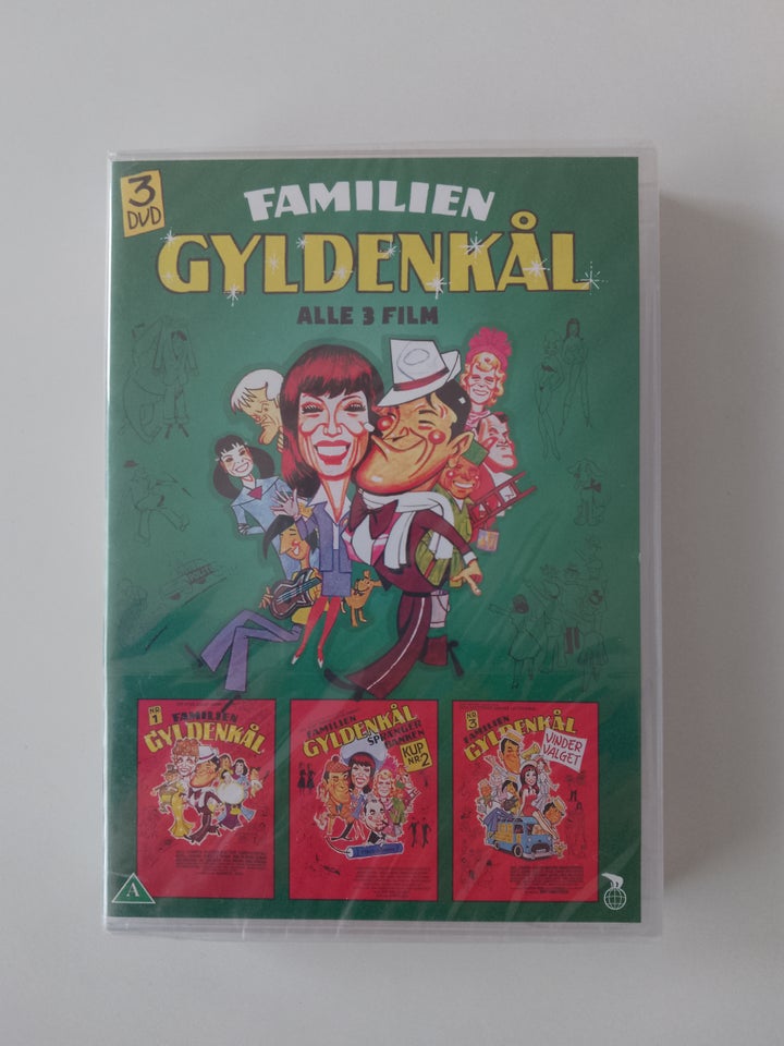 (NY) Familien Gyldenkål boks, DVD,