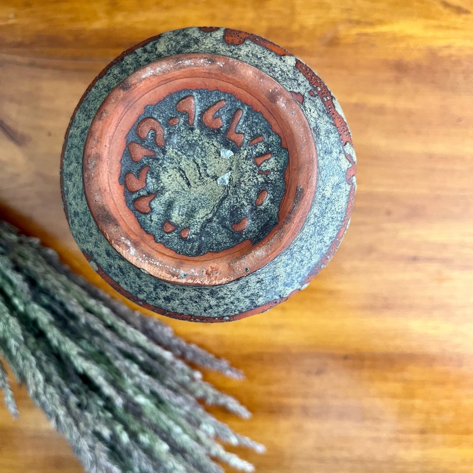 Keramik Vase / fat lava vase