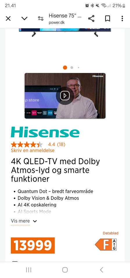 LED, Andet mærke, Hisesnse