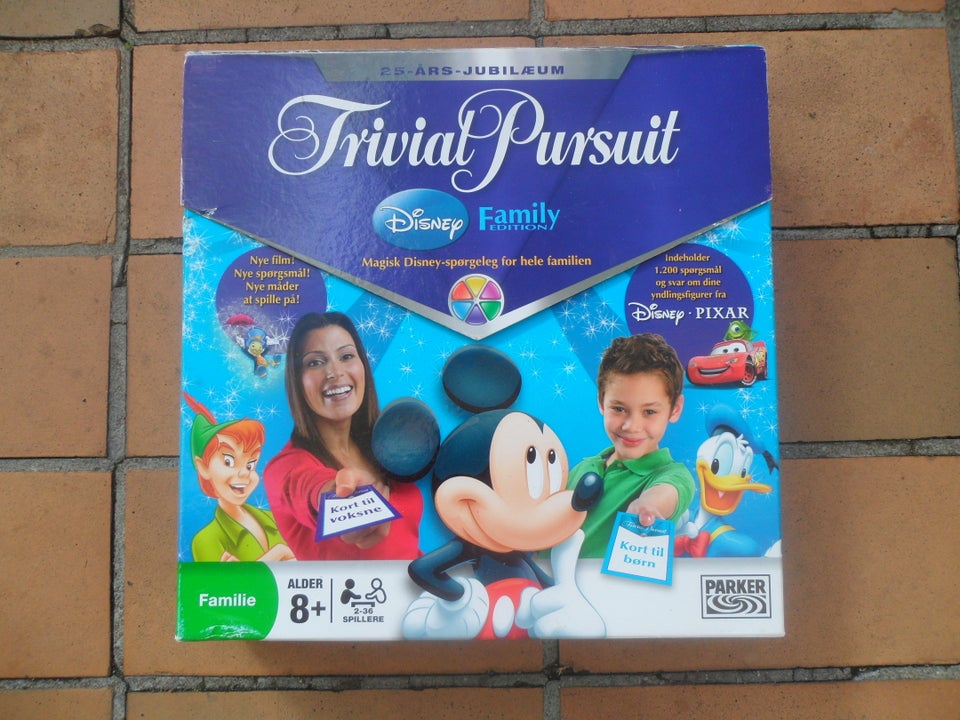 Disney Trivial Pursuit Brætspil,