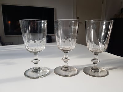 Glas 3 sjældne vintage glas Chr