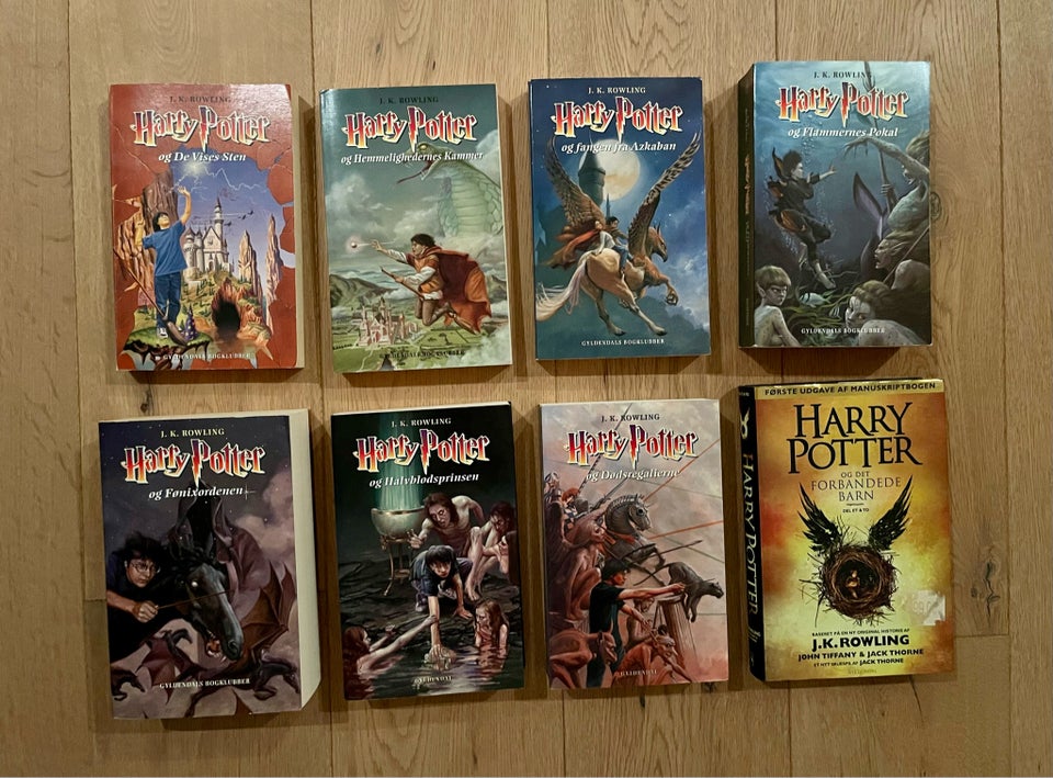 Harry Potter, 8 bøger, J. K. Rowling