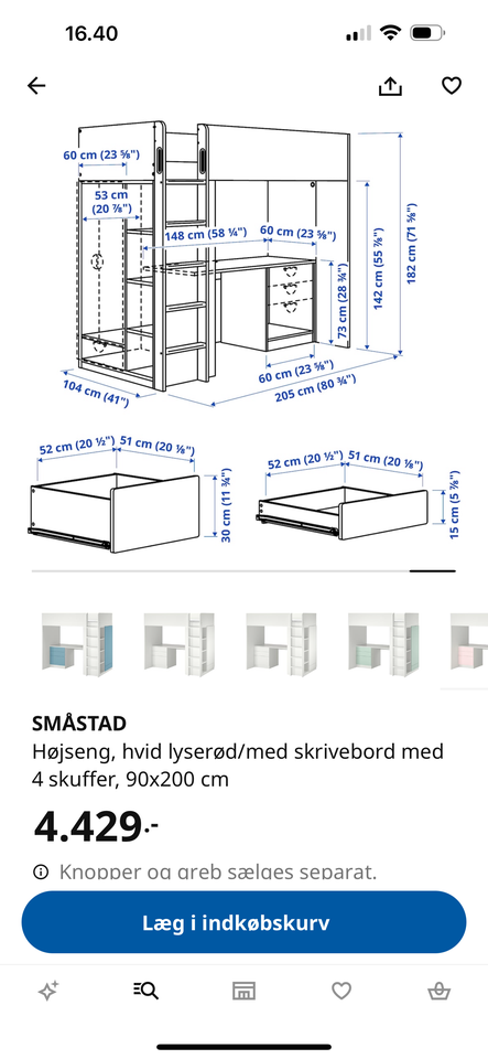 Højseng b: 104 l: 205