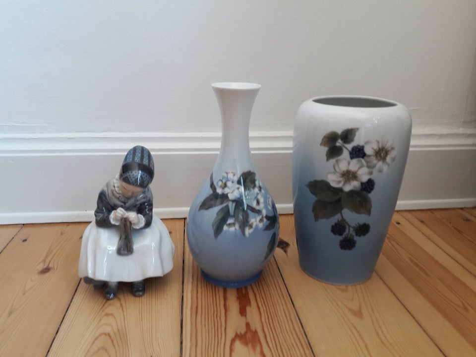 Porcelæn figur + vaser Royal