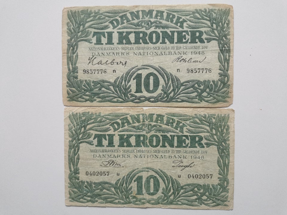 Danmark, sedler, 10 kr