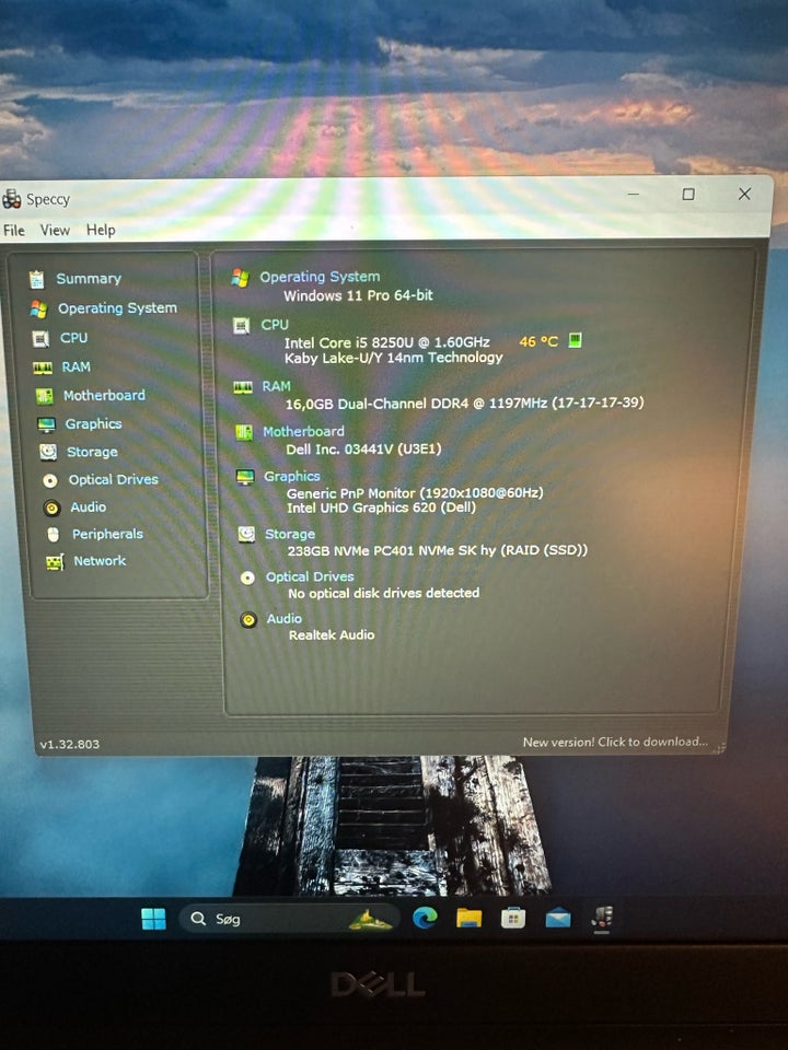 Dell Latitude 5590, 1.6 GHz, 16 GB