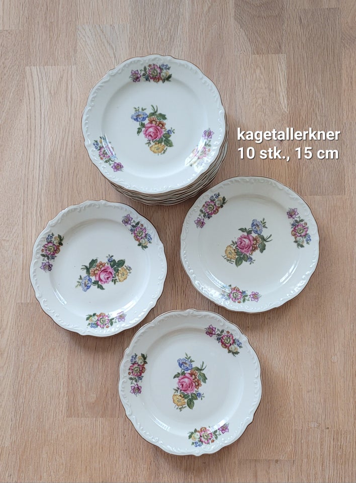 Porcelæn Tallerkener mm