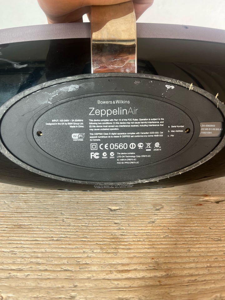 Højttaler, BW, Zeppelin Air