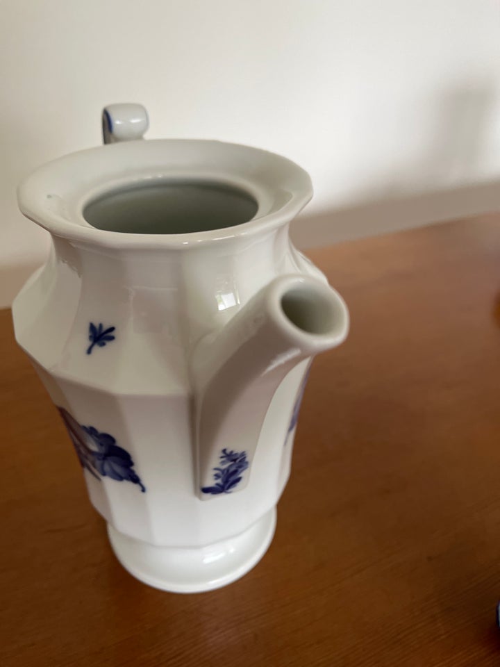 Porcelæn Kaffekande Blå Blomst