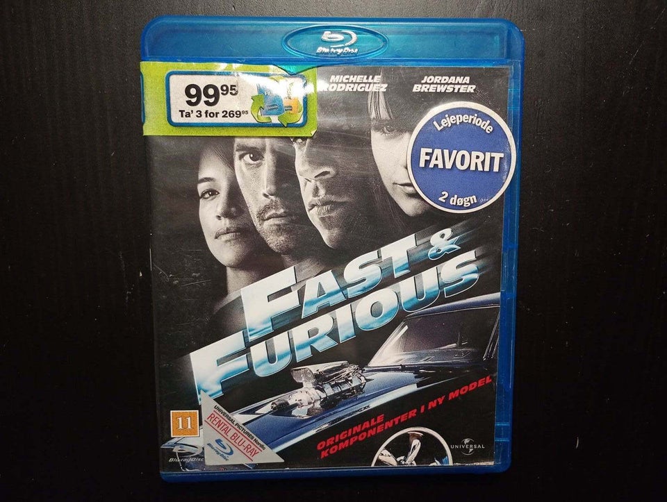 The fast and the furious , Blu-ray,