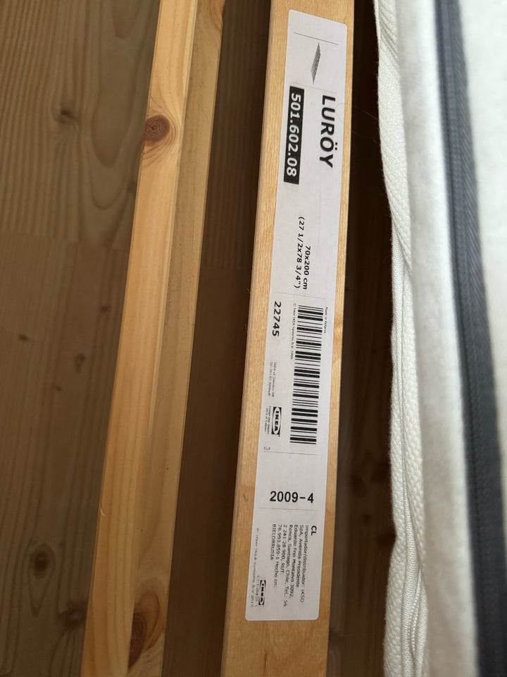 Dobbeltseng, Ikea, b: 140 l: 200