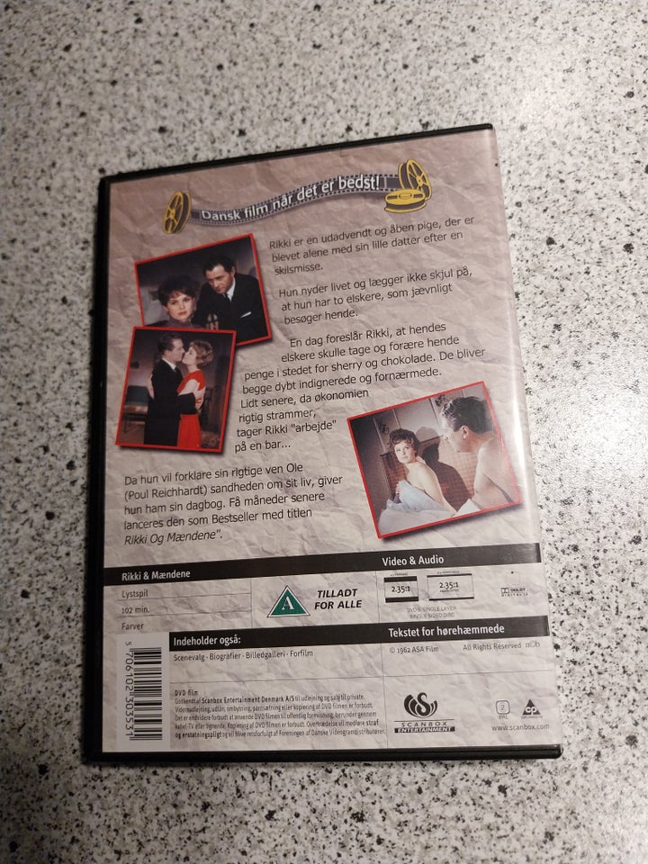 Rikke og Mændene, DVD, komedie