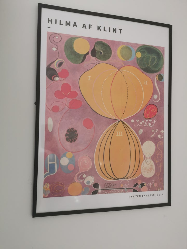 Plakat, Hilma af klint, motiv: No 7