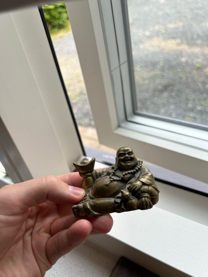 BUDDHA FIGUR MESSING Messing