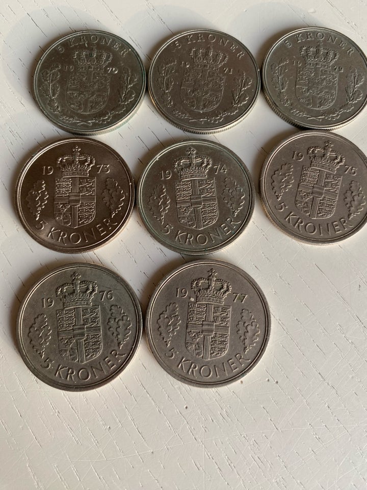 Danmark, mønter, 5 kr