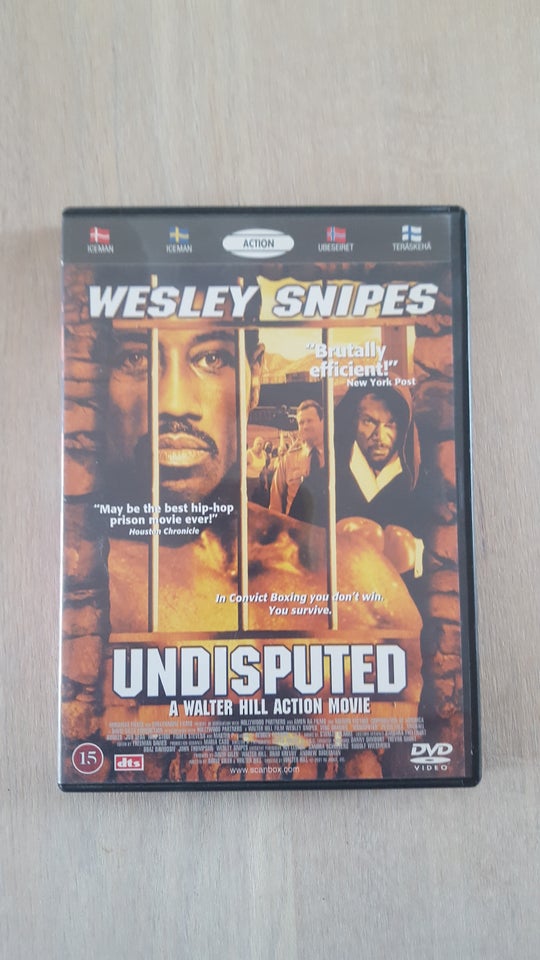 Undisputed, DVD, action