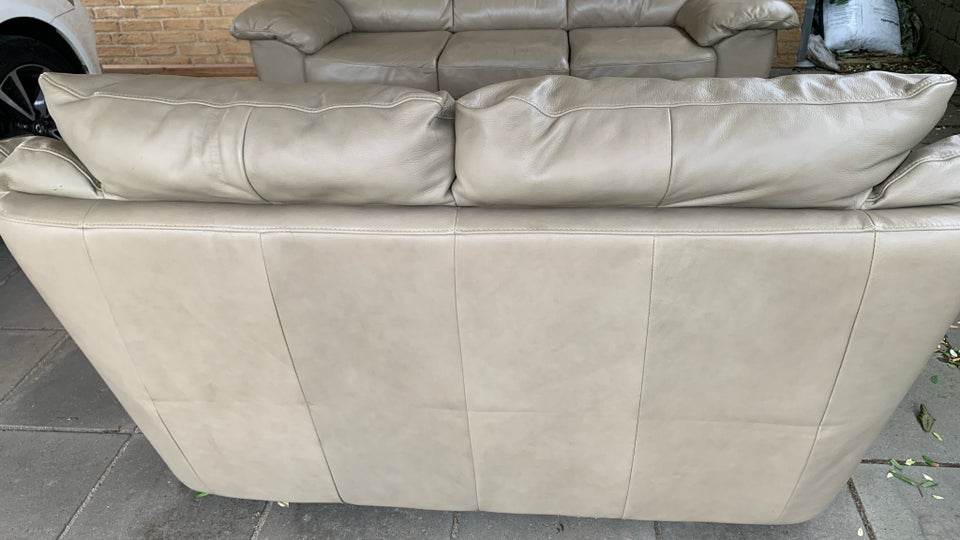 Sofa læder 3+2 lædersofa