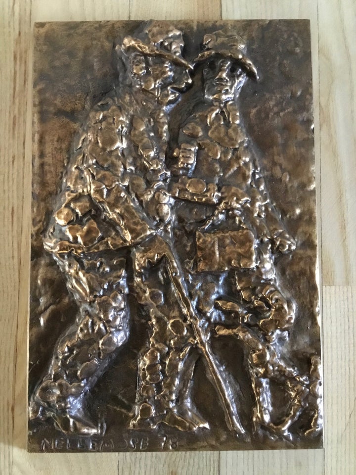 Bronzerelief , Knud Nellemose,