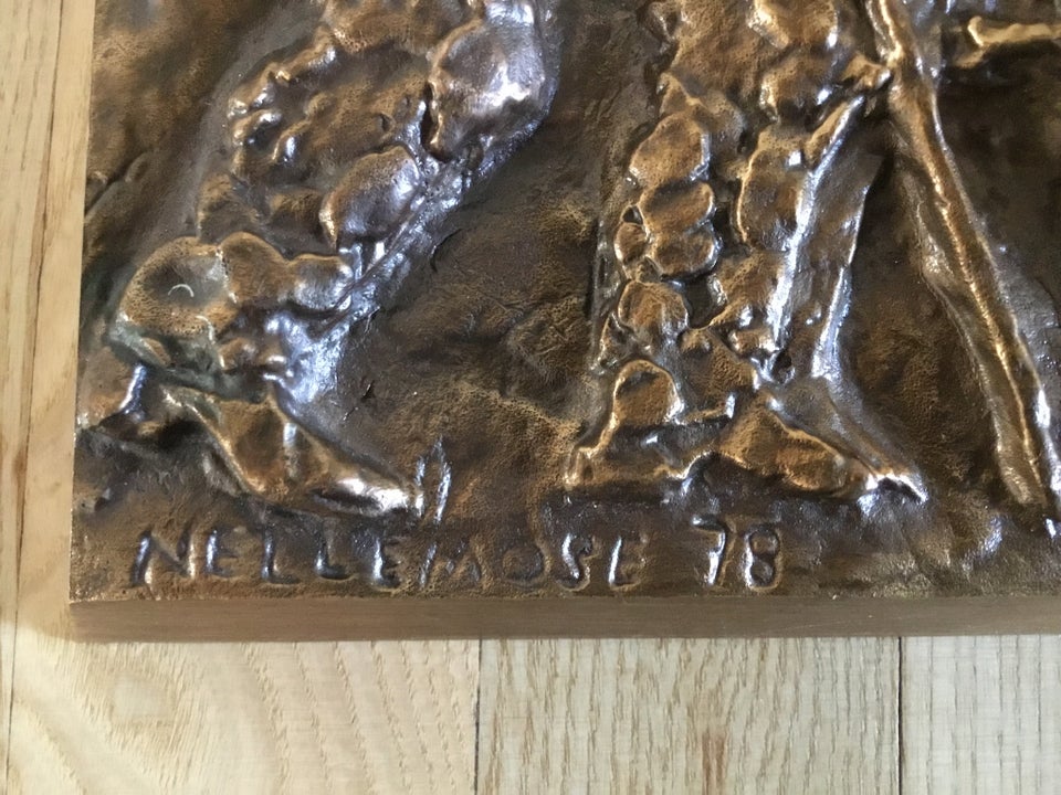 Bronzerelief , Knud Nellemose,