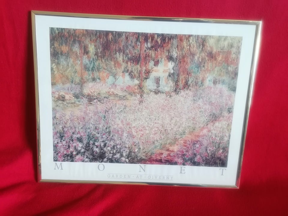 Indrammet plakat Claude Monet