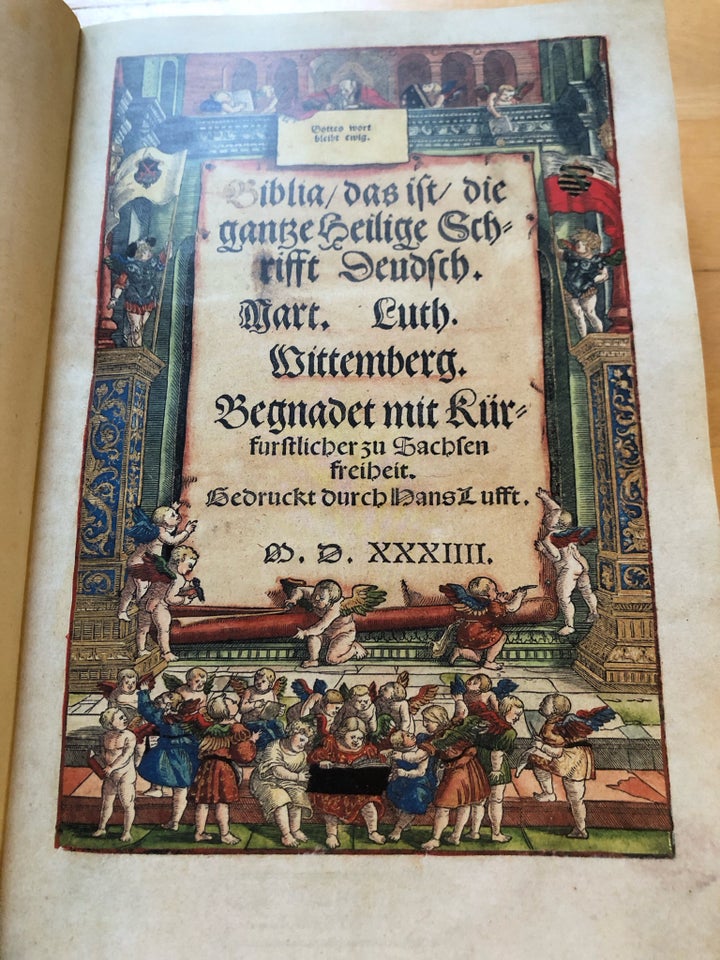 Biblia Die Luther-Bibel Von 1534,