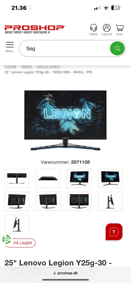 Lenovo Legion 360hz G-Sync