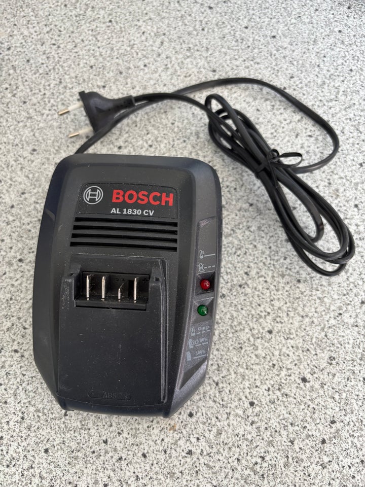 Oplader, Bosch 18v grøn