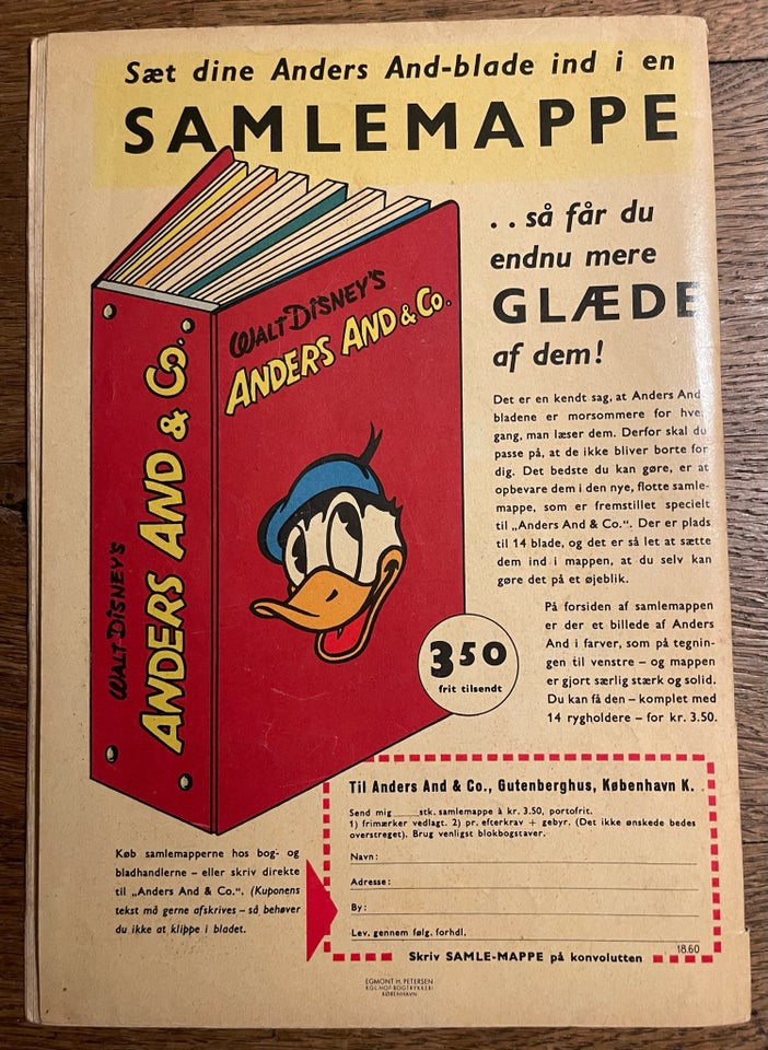 Anders And 1960 nr. 18, Walt Disney,