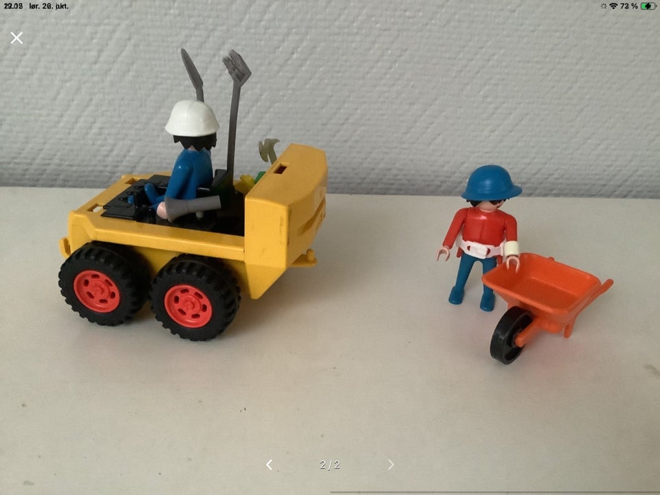 Playmobil, Arbejdsvogn, Som nyt