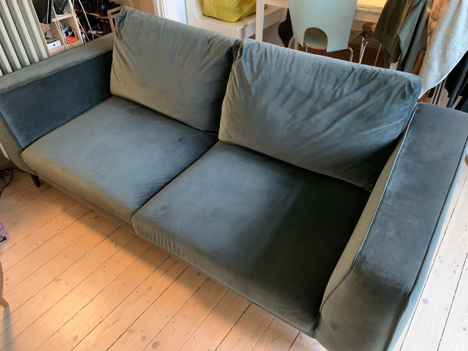 Sofa, velour, 3 pers.