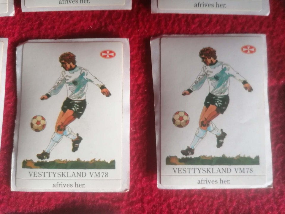 Klistermærker VM 1978 Argentina -