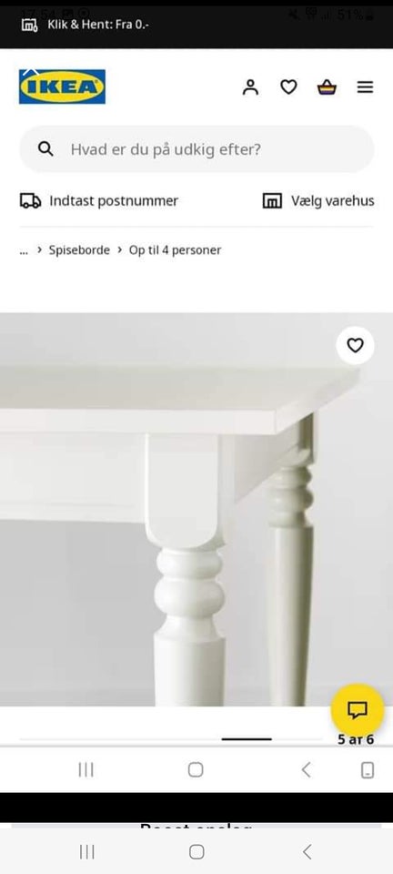 Spisebord Træ IKEA Ingatorp