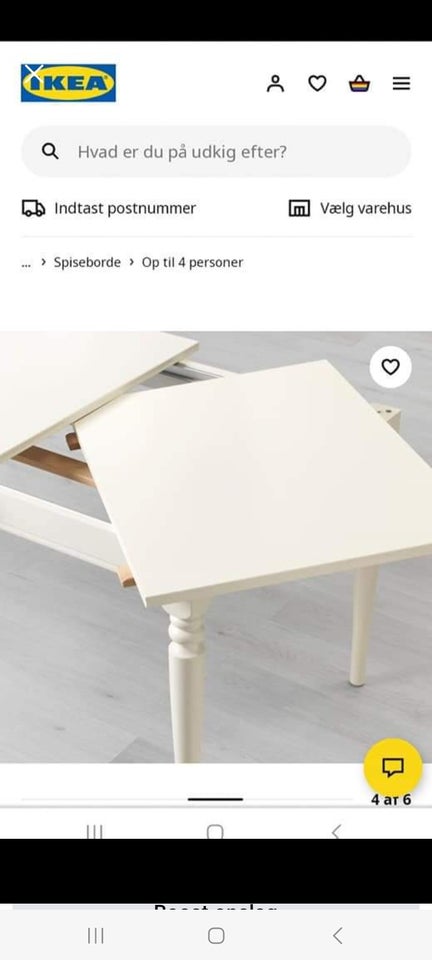 Spisebord Træ IKEA Ingatorp