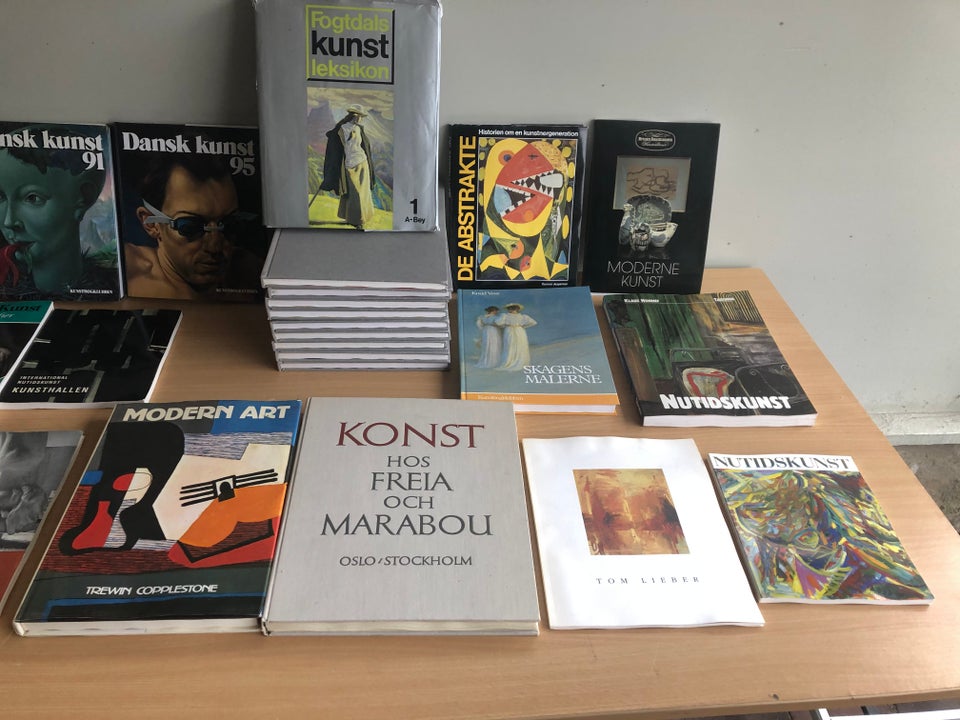 div kunst bøger, emne: kunst og