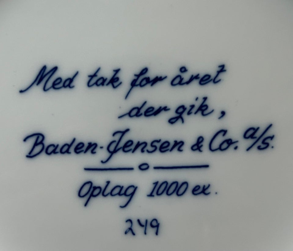 Julen 1986, Baden-Jensen, 1986