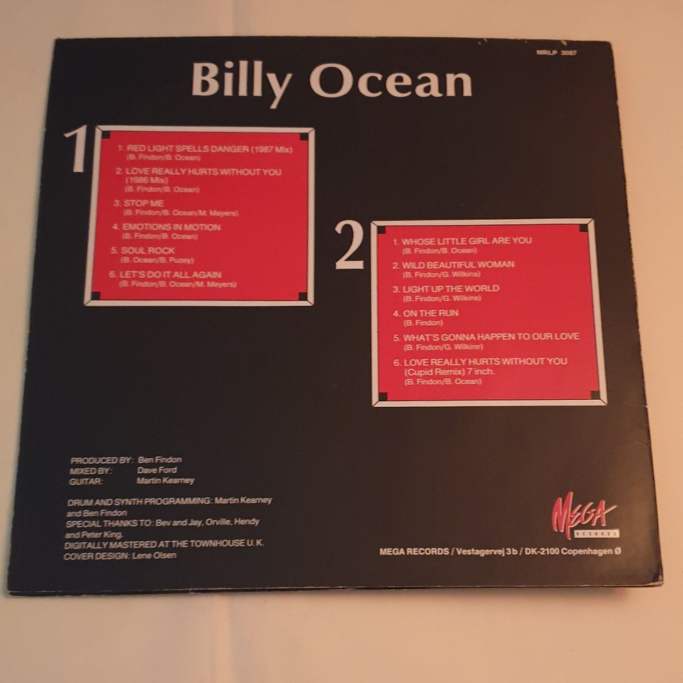 LP, Billy Ocean, Red Light