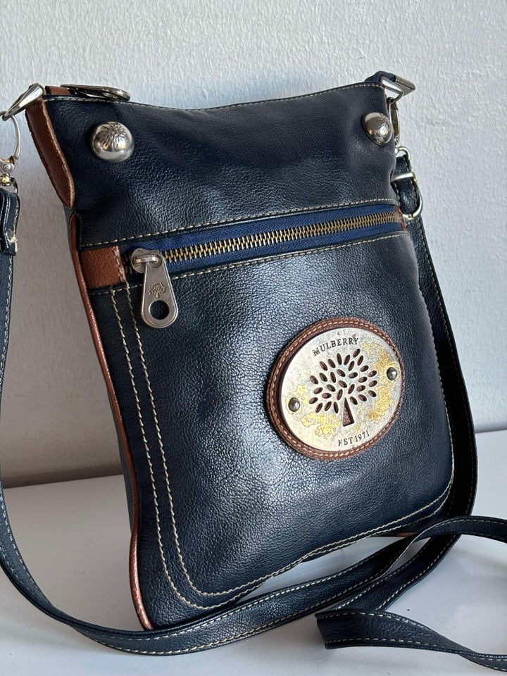 Crossbody, Mulberry, læder