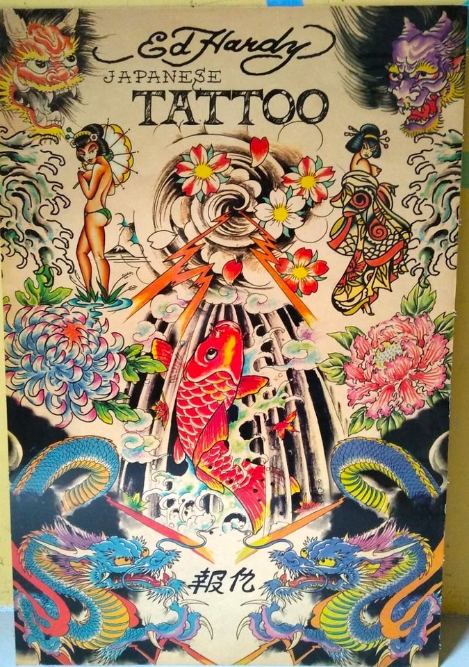 Plakat Ed Hardy motiv: "Japanese