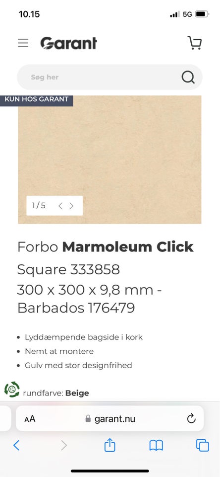 Marmoleum Click