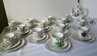 Porcelæn Kaffestel blomster