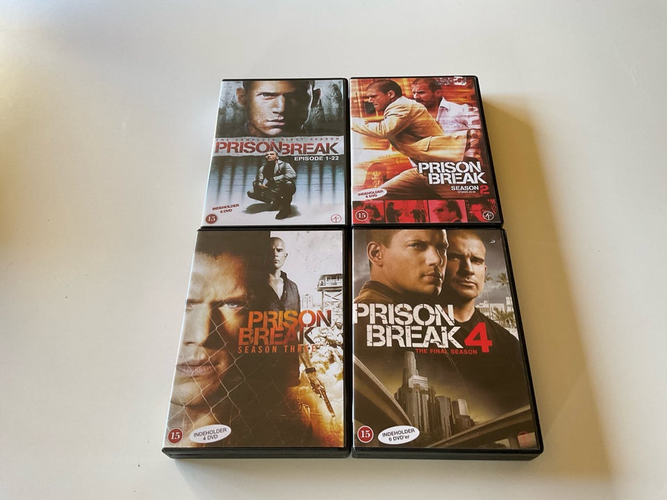 Prison Break, DVD, TV-serier