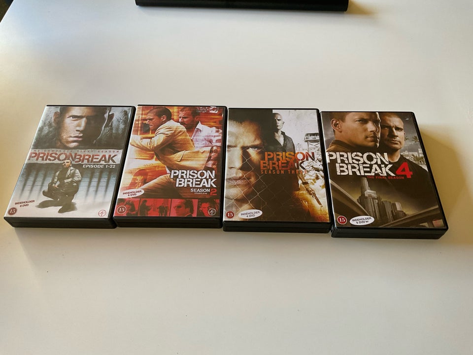 Prison Break, DVD, TV-serier