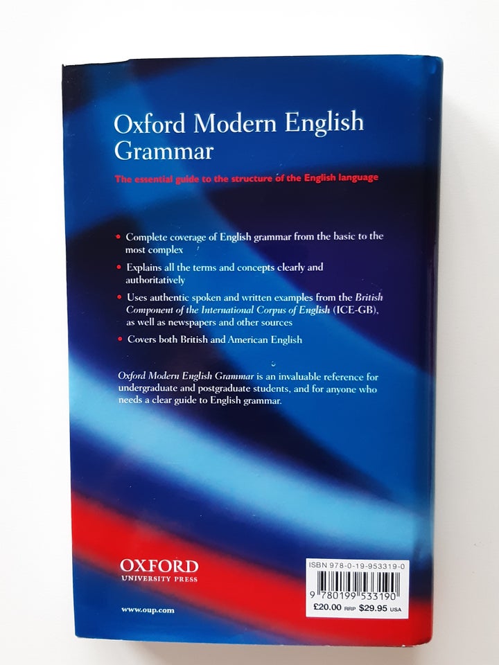 Oxford Modern English Grammar, Bas