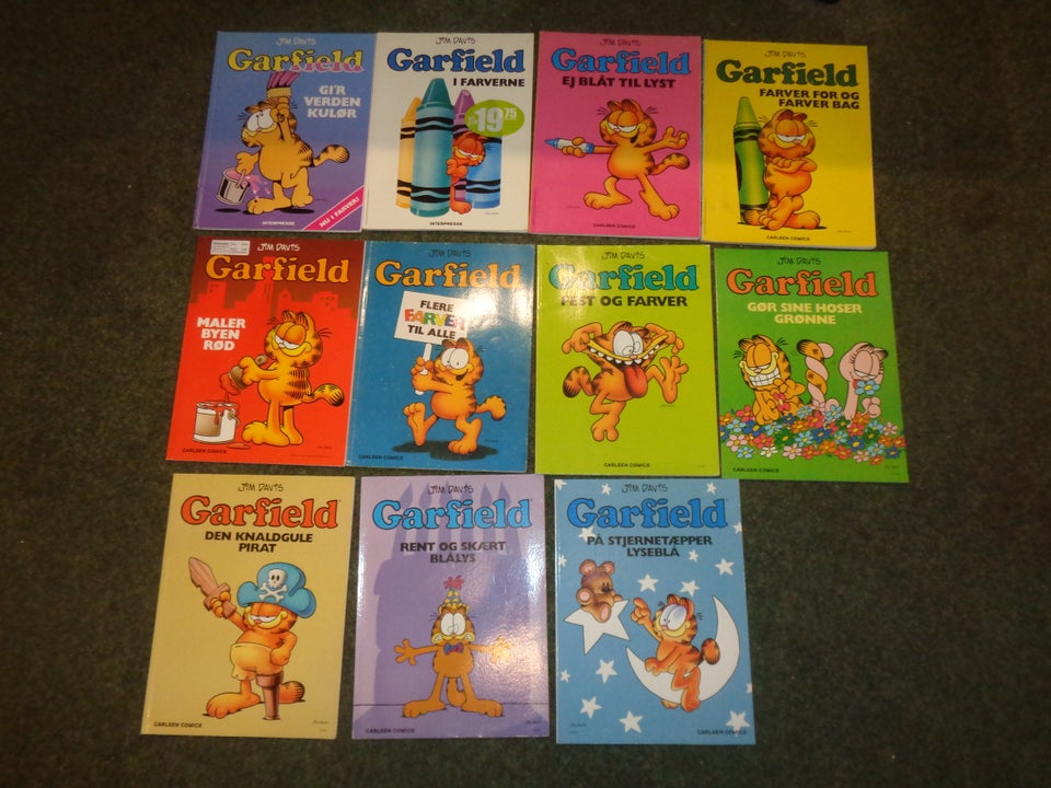 Garfield farvealbum Tegneserie